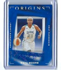 Maya Moore [Blue] #LS-MMR Basketball Cards 2023 Panini Origins WNBA Legacy Signatures Prices