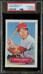 Johnny Bench Baseball Cards 1973 Topps Pin Ups Prices