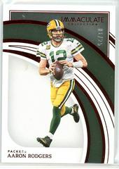 Aaron Rodgers [Red] #37 Football Cards 2022 Panini Immaculate Collection Prices