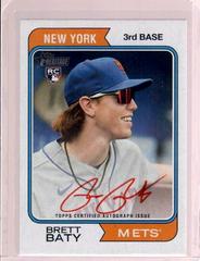 Brett Baty [Special Edition Red Ink] #ROA-BBY Baseball Cards 2023 Topps Heritage Real One Autographs Prices