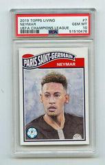 Neymar #7 Soccer Cards 2019 Topps Living UEFA Champions League Prices