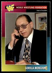 Gorilla Monsoon [Interim President] Wrestling Cards 1995 WWF Magazine Prices