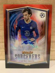 Joao Felix [Red] Soccer Cards 2022 Topps Merlin Chrome UEFA Club Competitions Sorcerers Autographs Prices