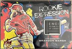 Brandon Marsh [Red] Baseball Cards 2022 Panini Diamond Kings Rookie Expression Prices
