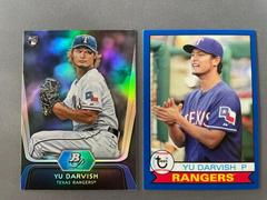 YU Darvish [Blue National Promo] #9 Baseball Cards 2012 Bowman Platinum Prices