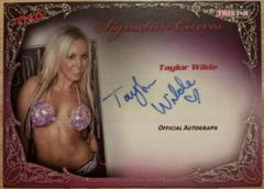 Taylor Wilde [Gold] #KA13 Wrestling Cards 2009 TriStar TNA Knockouts Signature Curves Prices