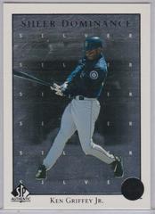 Ken Griffey Jr. [Silver] Baseball Cards 1998 SP Authentic Sheer Dominance Prices