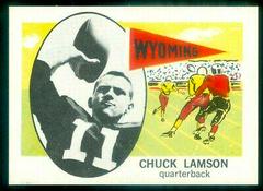 Chuck Lamson #144 Football Cards 1961 NU Card Prices