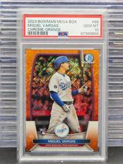 Miguel Vargas [Mega Box Mojo Orange] #88 Baseball Cards 2023 Bowman Prices
