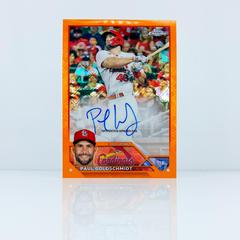 Paul Goldschmidt [Orange] #RCA-PG Baseball Cards 2023 Topps Chrome Logofractor Autograph Prices