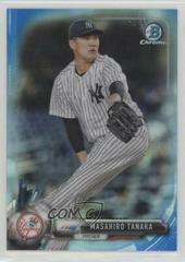 Masahiro Tanaka [Blue Refractor] #17 Baseball Cards 2017 Bowman Chrome Prices