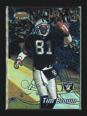 Tim Brown [Blue] #10 Football Cards 2002 Bowman's Best Prices