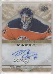 Mike Smith [Gold] #MM-SM Hockey Cards 2021 Upper Deck Ovation UD Glass Magnifying Marks Autographs Prices