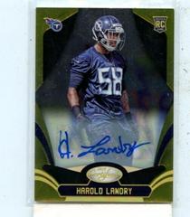 Harold Landry [Autograph Gold Etch] Football Cards 2018 Panini Certified Prices
