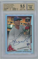 Xander Bogaerts [English Back Autograph Blue Refractor] #25 Baseball Cards 2014 Topps Chrome Prices