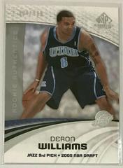Deron Williams Basketball Cards 2005 SP Game Used Prices