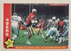 San Francisco 49ers [Waiting to Throw...] #75 Football Cards 1985 Fleer Team Action Prices