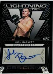 Josh Barnett #OL-JBN Ufc Cards 2023 Panini Chronicles UFC Obsidian Lightning Strike Signatures Prices