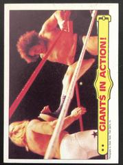 Giants In Action Wrestling Cards 1986 Scanlens WWF Prices