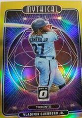 Vladimir Guerrero Jr. [Gold] Baseball Cards 2021 Panini Donruss Optic Mythical Prices