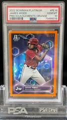 James Wood [Orange] Baseball Cards 2022 Bowman Platinum Precious Elements Prices