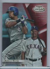 Adrian Beltre [Class 1 Red] #93 Baseball Cards 2018 Topps Gold Label Prices