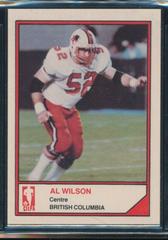 Al Wilson Football Cards 1983 Jogo CFL Limited Prices