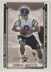 Drew Brees [Bronze] Football Cards 2001 Pacific Vanguard Prime Prospects Prices