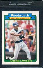 Andre Dawson #11 Baseball Cards 1990 Woolworth Prices