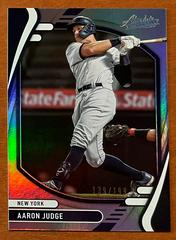 Aaron Judge [Holo Silver] #15 Baseball Cards 2022 Panini Absolute Prices