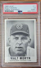 Walt Moryn [Large Portrait] #17 Baseball Cards 1960 Leaf Prices