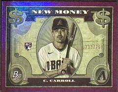 Corbin Carroll [Purple] #NM-4 Baseball Cards 2023 Bowman Platinum New Money Prices