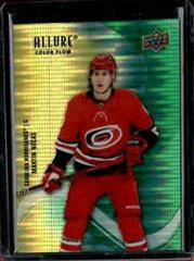 Martin Necas [Spectrum Yellow Green] Hockey Cards 2022 Upper Deck Allure Color Flow Prices