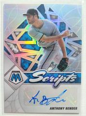 Anthony Bender [Holo] Baseball Cards 2022 Panini Mosaic Scripts Autographs Prices
