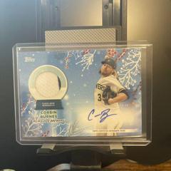 Corbin Burnes #WHAR-CB Baseball Cards 2023 Topps Holiday Autograph Relics Prices