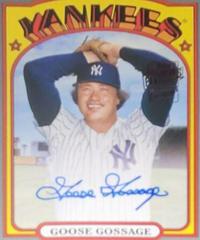 Goose Gossage [Silver] Baseball Cards 2022 Topps Archives 1972 Fan Favorites Autographs Prices
