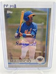 Ronny Mauricio [Autograph Gold] #51 Baseball Cards 2019 Topps Pro Debut Prices