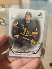 Paul Cotter [Black] Hockey Cards 2021 SP Authentic Prices