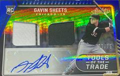 Gavin Sheets Baseball Cards 2022 Panini Absolute Tools of the Trade 2 Swatch Signatures Prices