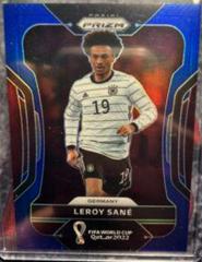 Leroy Sane [Blue] #113 Soccer Cards 2022 Panini Prizm World Cup Prices