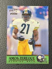 Amos Zereoue [Gold] #304 Football Cards 2000 Pacific Prices