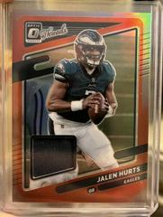 Jalen Hurts [Prime] #TH-7 Football Cards 2021 Panini Donruss Optic Threads Prices
