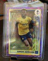 Simon Adingra [Purple Wave] #141 Soccer Cards 2022 Topps Merlin Chrome UEFA Club Competitions Prices