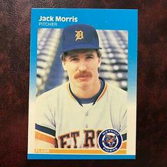 Jack Morris #158 Baseball Cards 1987 Fleer Glossy Prices