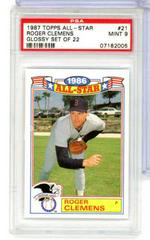 Roger Clemens Baseball Cards 1987 Topps All Star 22 Prices