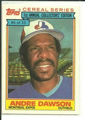 Andre Dawson #6 Baseball Cards 1984 Topps Cereal Series Prices