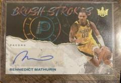 Bennedict Mathurin #17 Basketball Cards 2023 Panini Court Kings Brush Strokes Prices