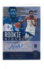 Naji Marshall #RS-NMJ Basketball Cards 2020 Panini Illusions Rookie Signs Prices