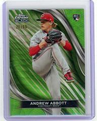 Andrew Abbott [Green Wave Refractor] #11 Baseball Cards 2024 Topps Chrome Black Prices