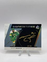 Ryan Reaves [Black] #SOTT-RR Hockey Cards 2022 SP Authentic Sign of the Times Prices